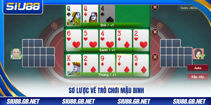 Cách Lên Bài Mậu Binh – Kỹ Thuật Nhìn Bài Và Xếp Bài Chuẩn 2 Giới thiệu tổng thể về game bài Mậu binh